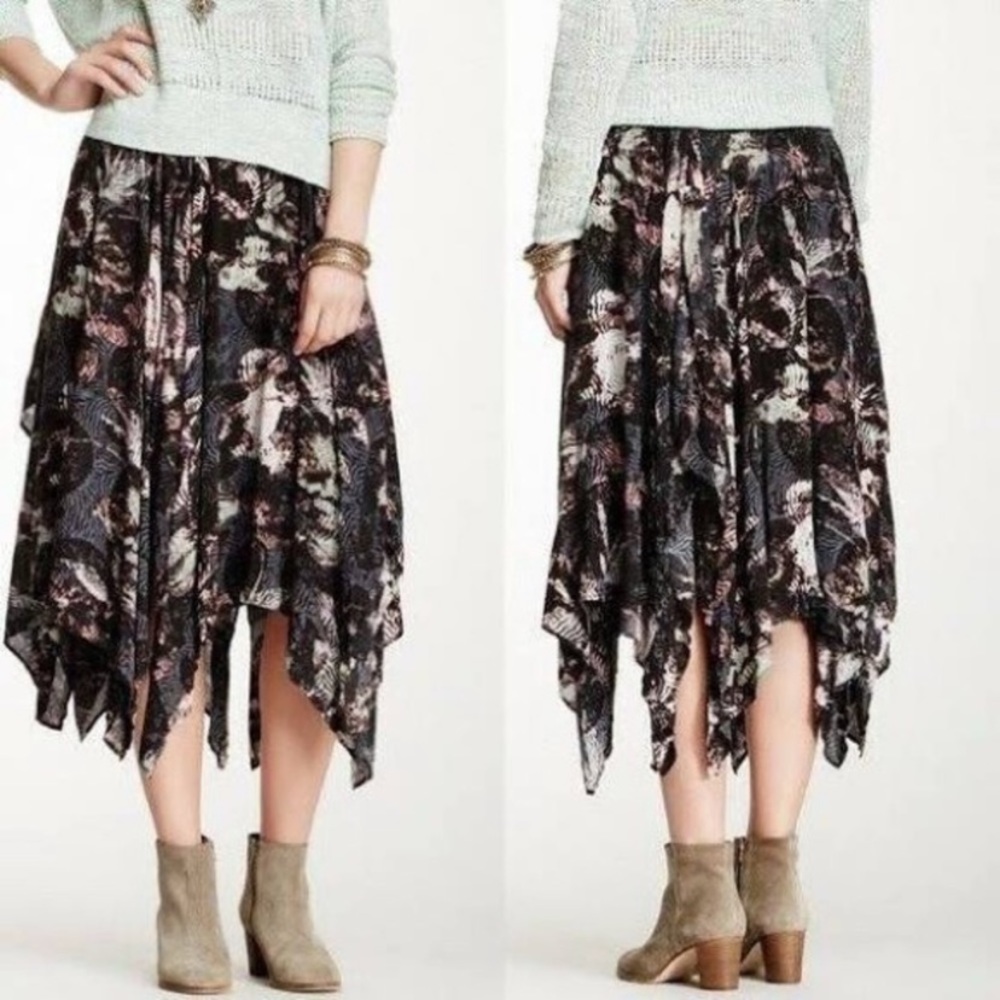 Free people fly away maxi skirt